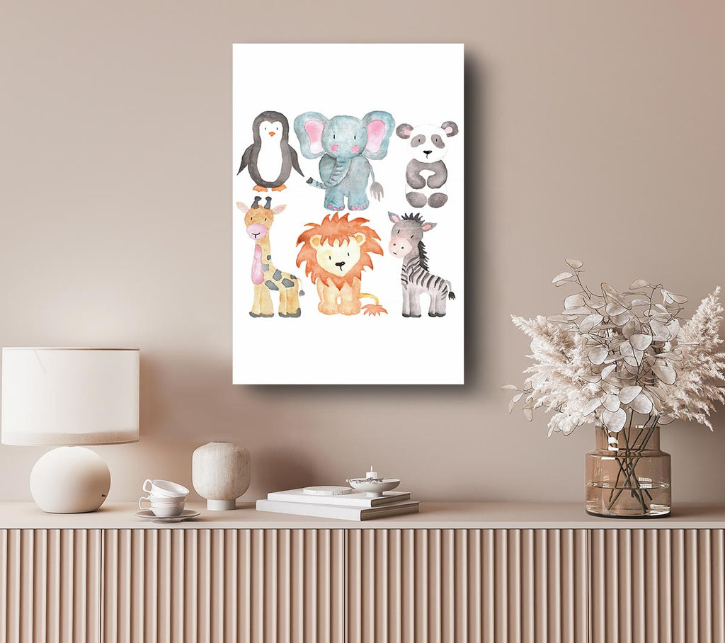 Safari Love Canvas Wall Art