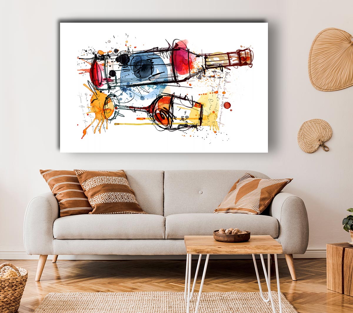 Wine Party Canvas Wall Art