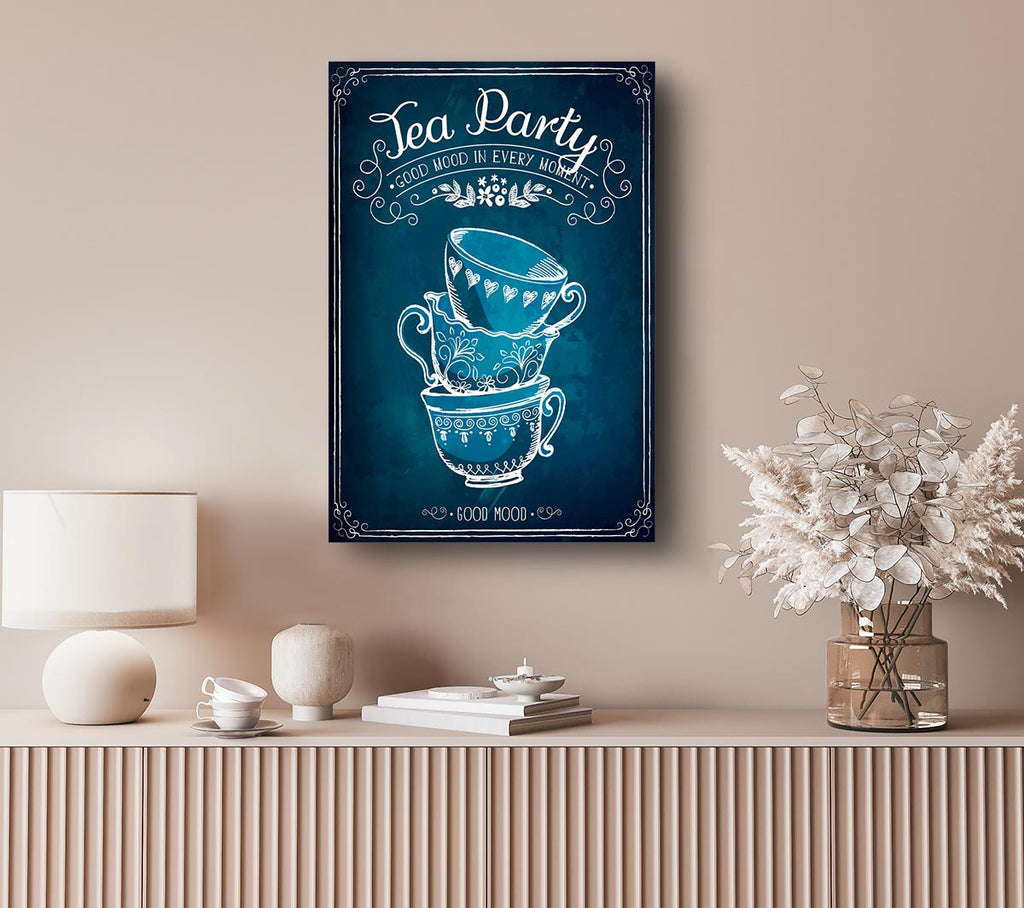 Tea Party 1 Canvas Wall Art