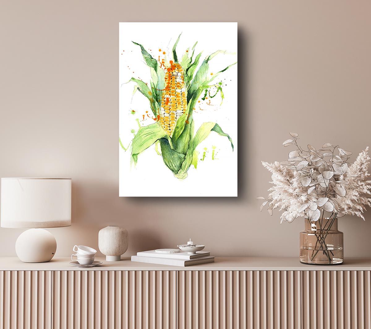 Sweetcorn 2 Canvas Wall Art