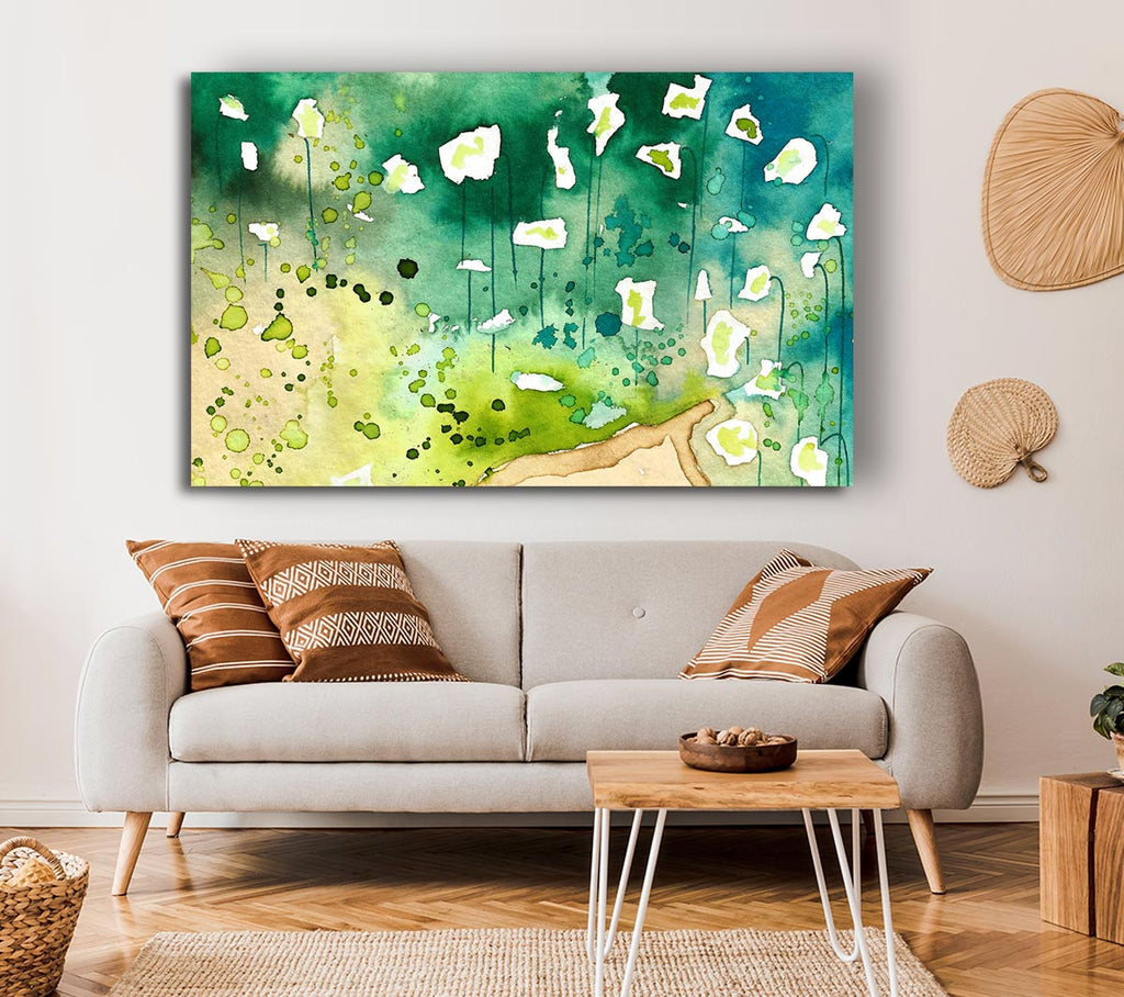 Garden Illusion Canvas Wall Art
