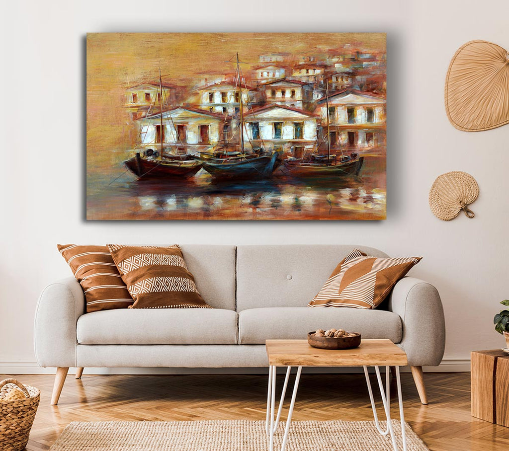 Venice Gondola 2 Canvas Wall Art