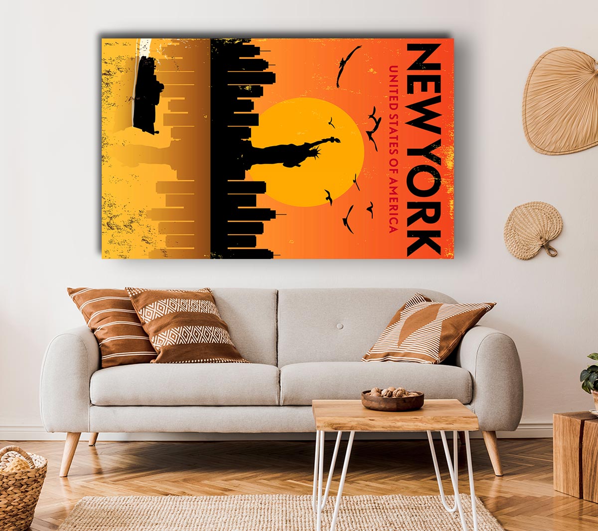 Statue of Liberty Poster Canvas Wall Art