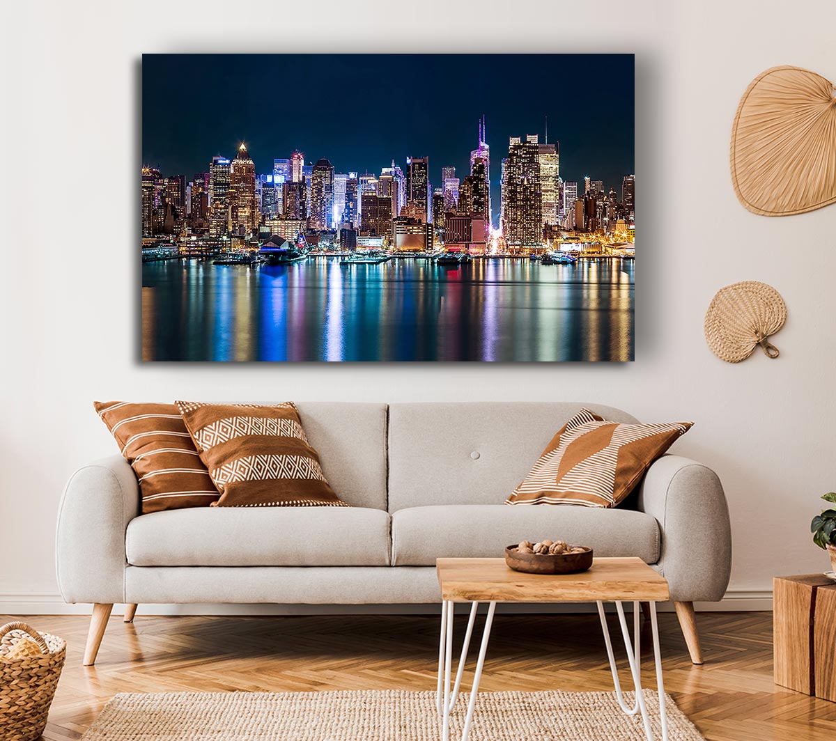 Reflections From The Big Apple Canvas Wall Art