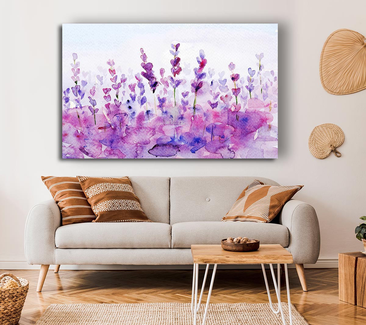 Garden Hearts Canvas Art