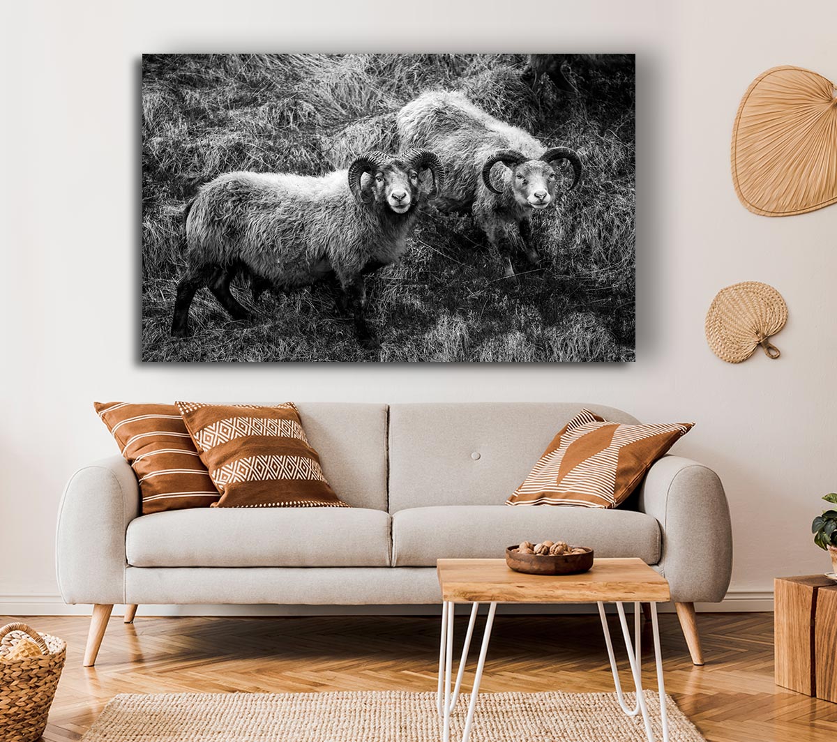Ram Duo Canvas Wall Art