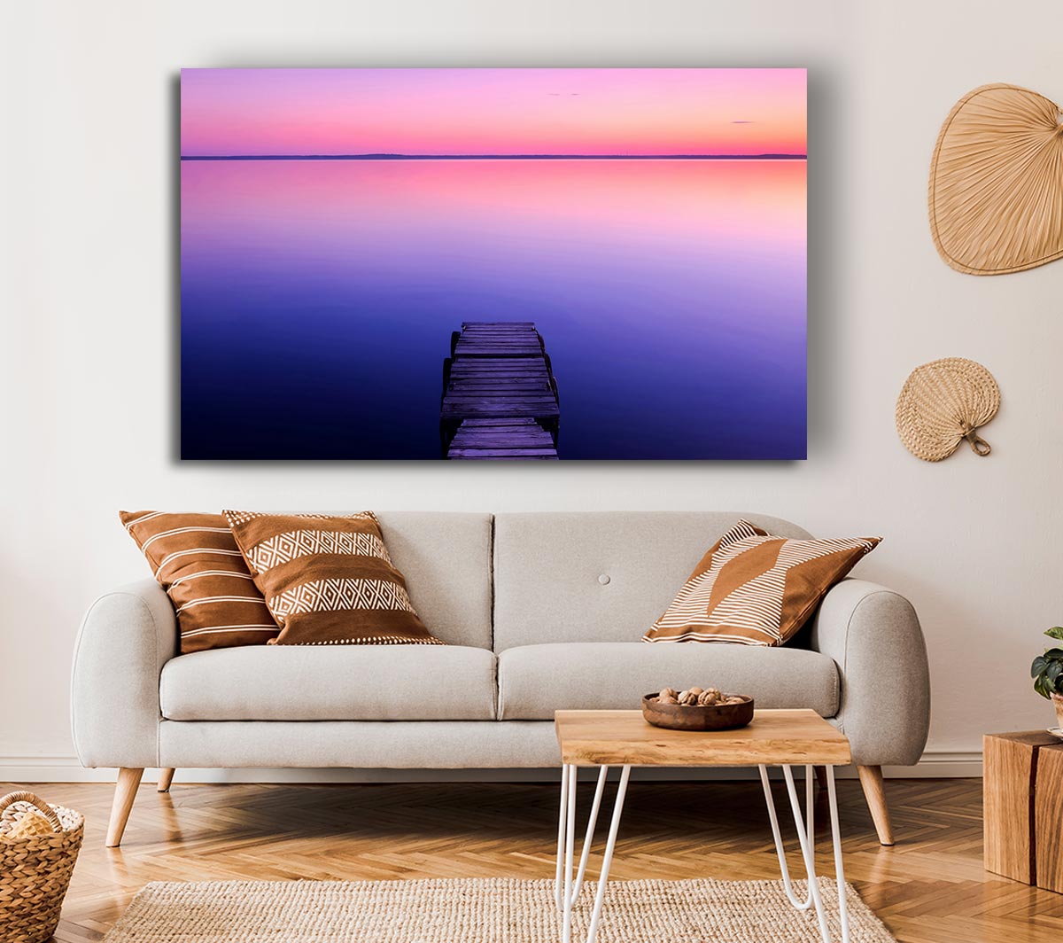 Stillness Of The Waters Canvas Wall Art