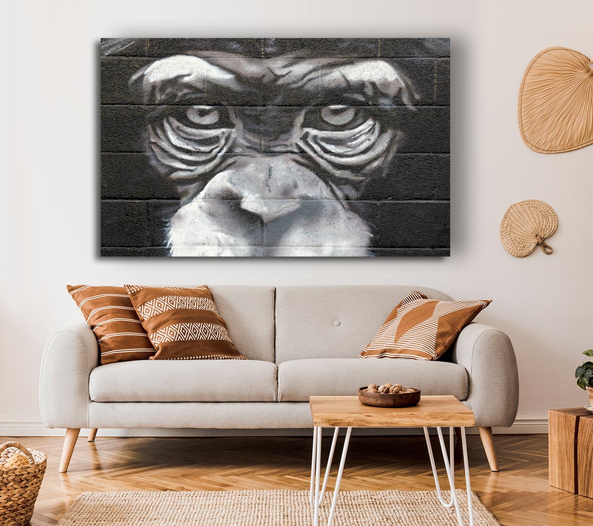The Chimp Eyes Canvas Wall Art