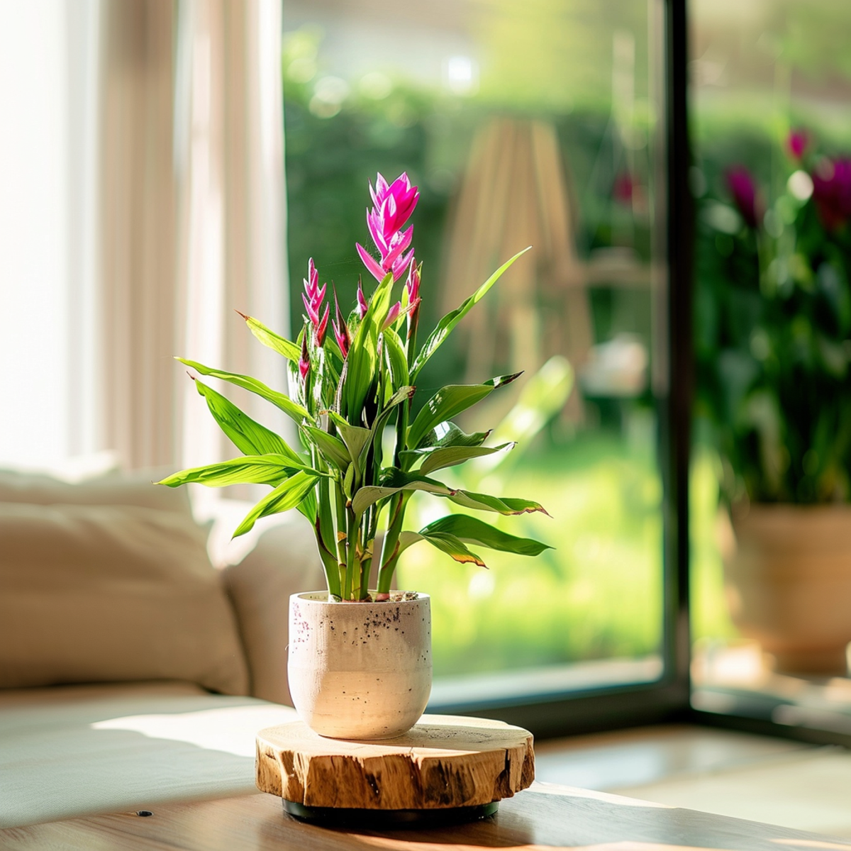 Thai Tulip - 4 pcs. - Curcuma alismatifolia 'Siam Splash' - H40-60cm - ⌀13cm