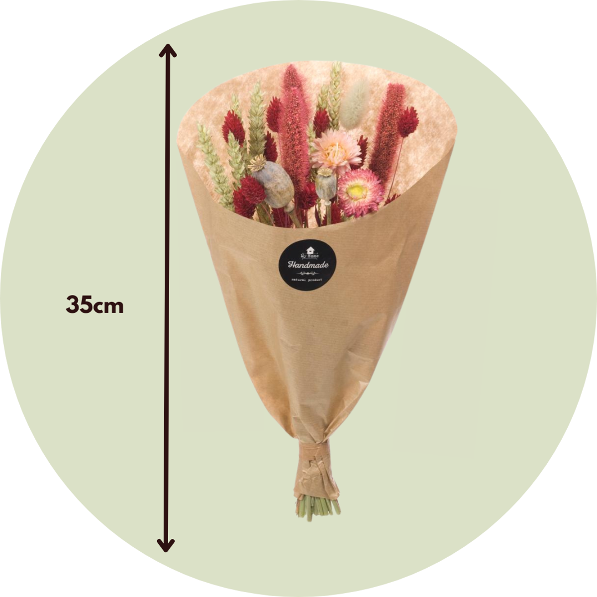 Dried flowers - Bouquet 'Pink Cocktail' - Dryflowers