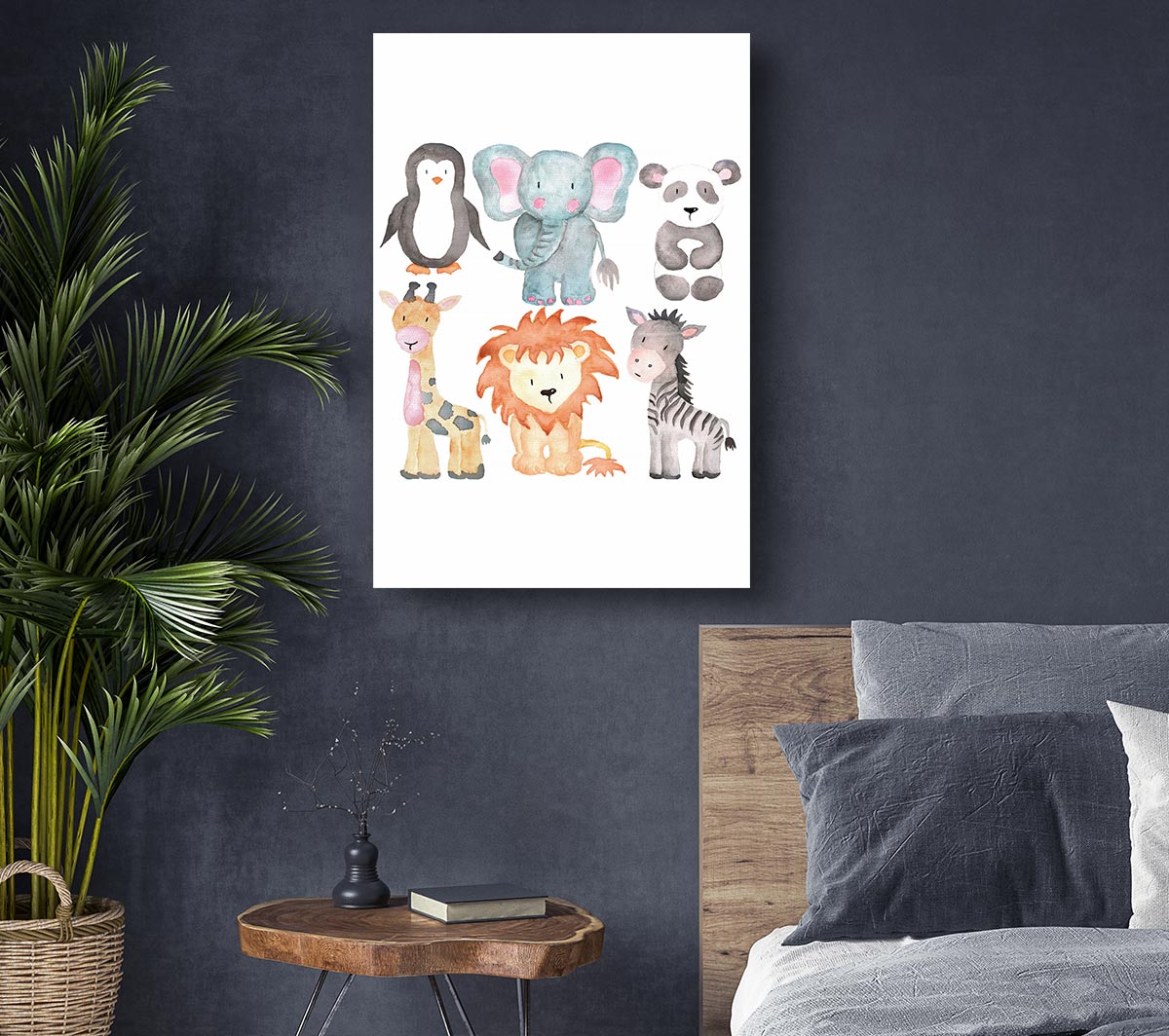 Safari Love Canvas Wall Art