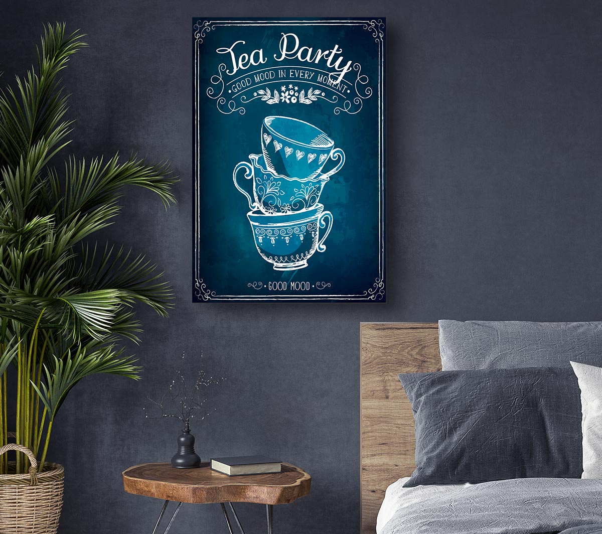 Tea Party 1 Canvas Wall Art