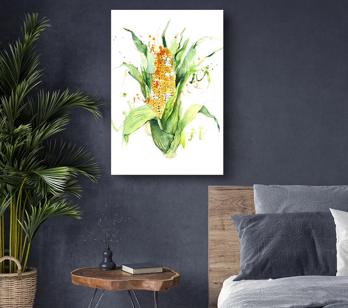 Sweetcorn 2 Canvas Wall Art