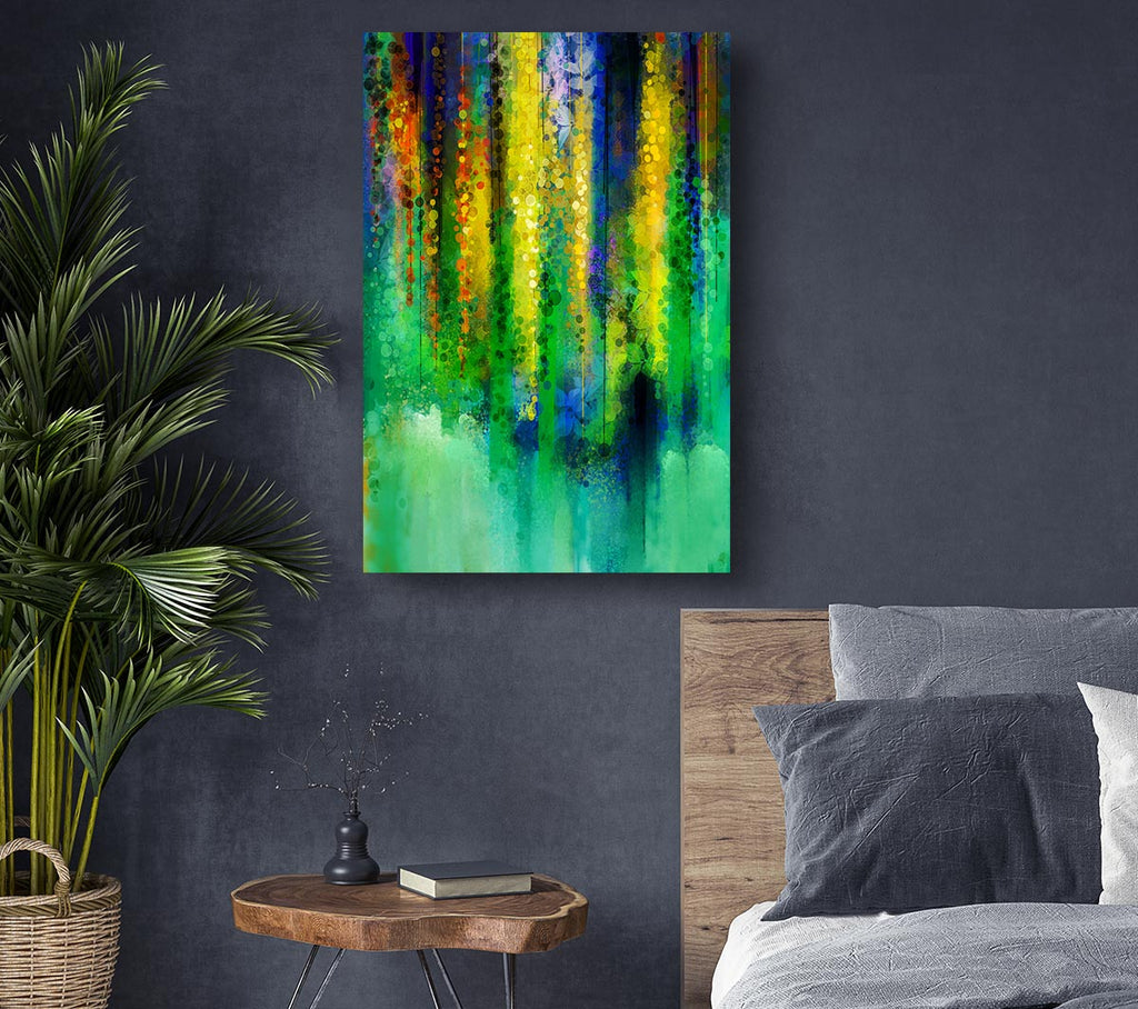 Abstract Willow Tree Canvas Art