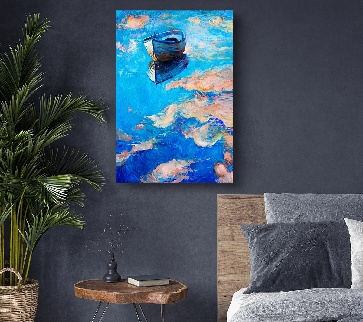 Reflections In The River Canvas Wall Art