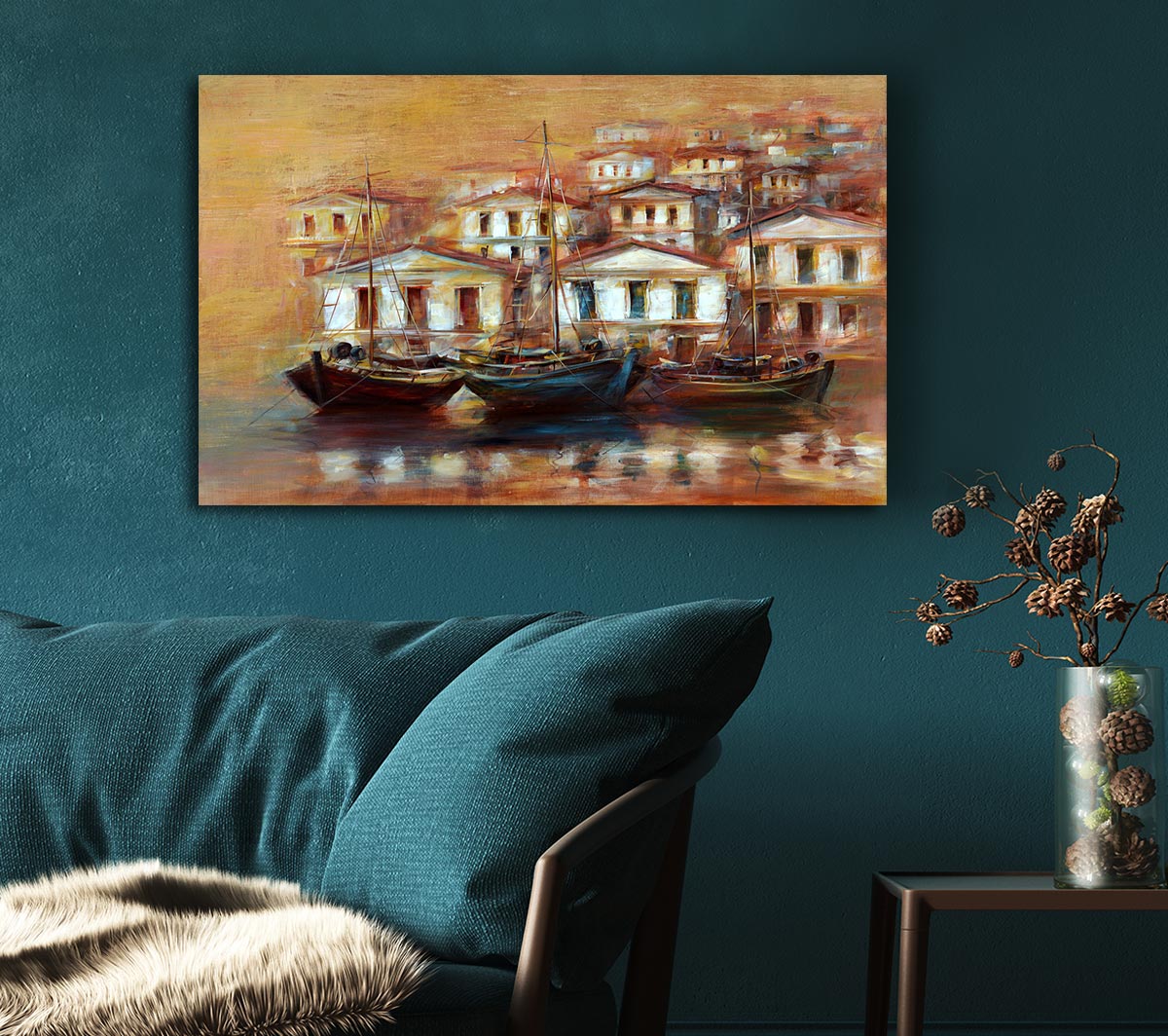Venice Gondola 2 Canvas Wall Art