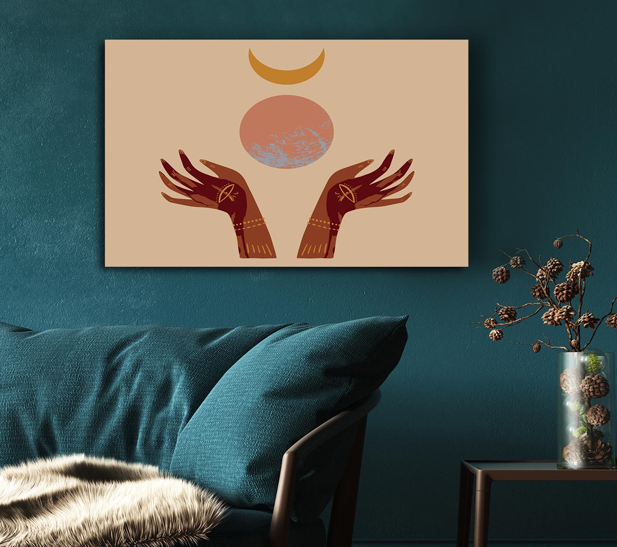 Planetary Allignment Canvas Wall Art