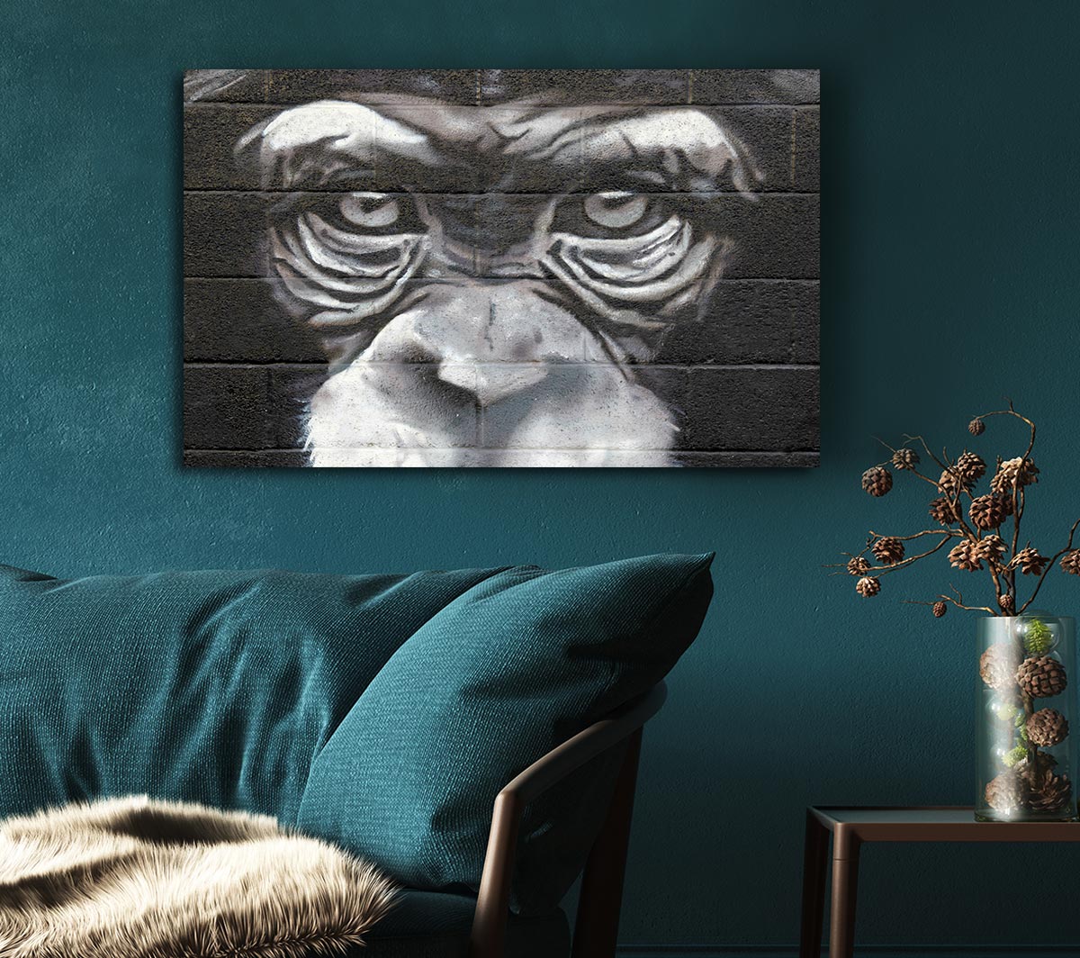 The Chimp Eyes Canvas Wall Art