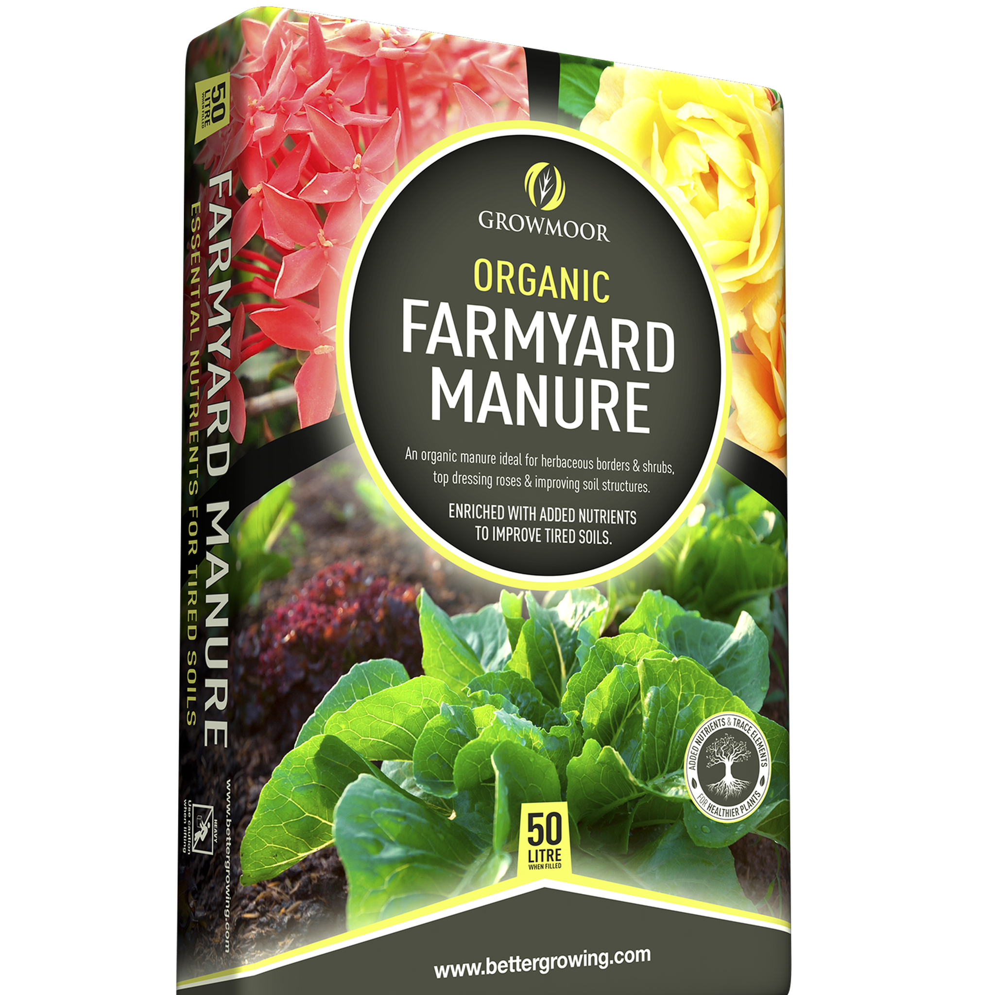 Organic Farm Yard Manure 2 x 50L Bags