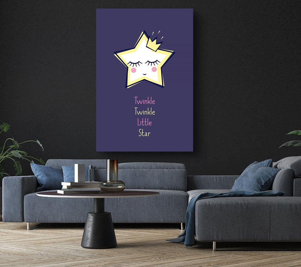Twinkle Twinkle Canvas Wall Art