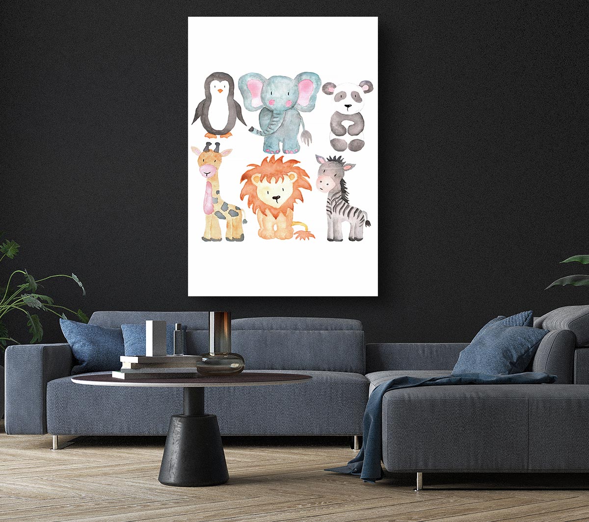 Safari Love Canvas Wall Art