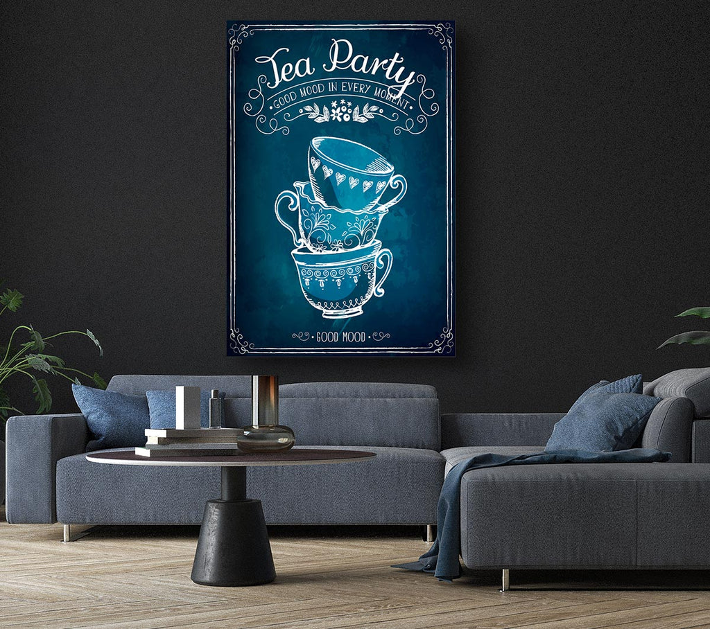 Tea Party 1 Canvas Wall Art