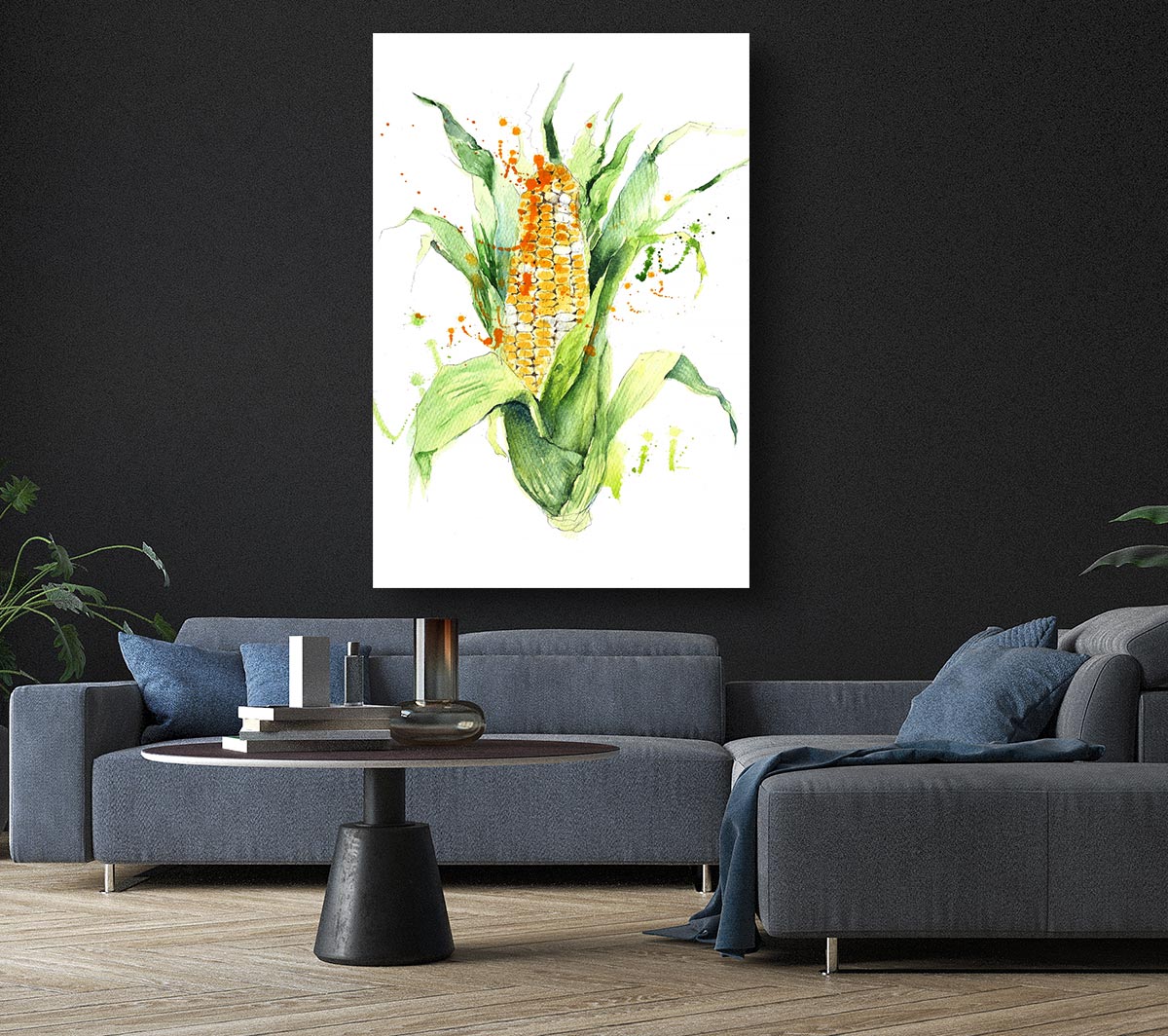 Sweetcorn 2 Canvas Wall Art