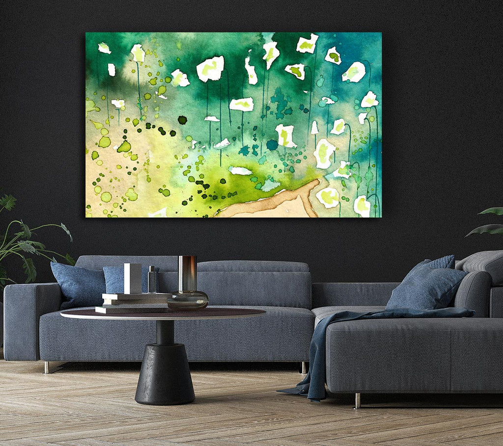 Garden Illusion Canvas Wall Art