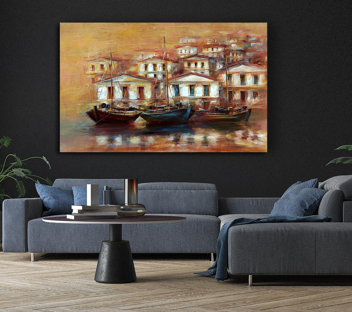 Venice Gondola 2 Canvas Wall Art