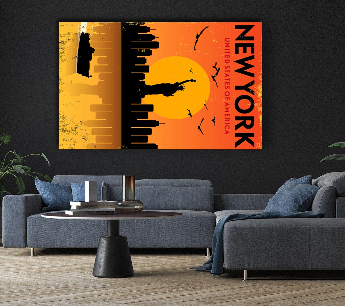 Statue of Liberty Poster Canvas Wall Art