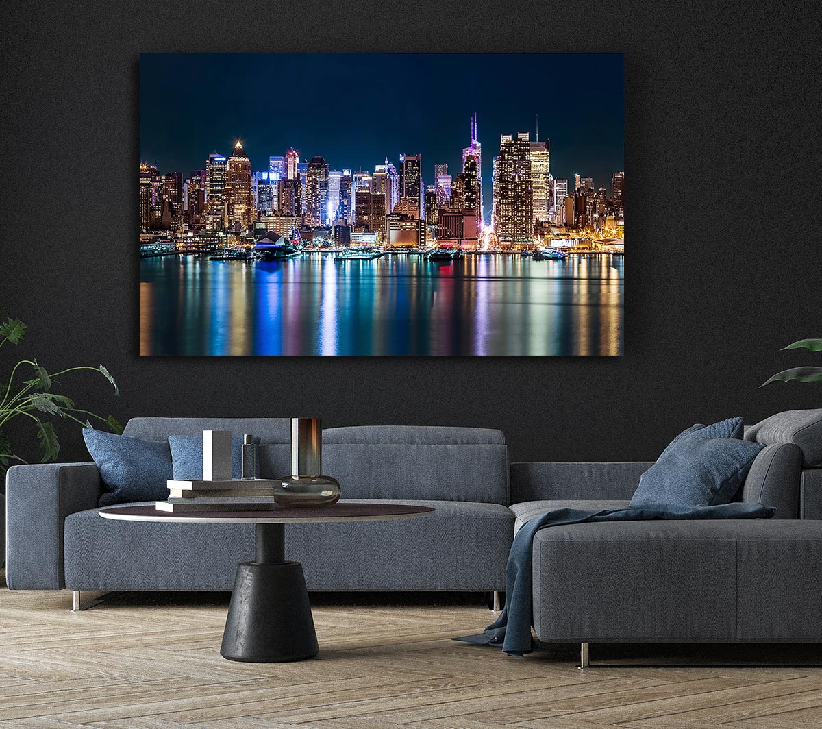 Reflections From The Big Apple Canvas Wall Art