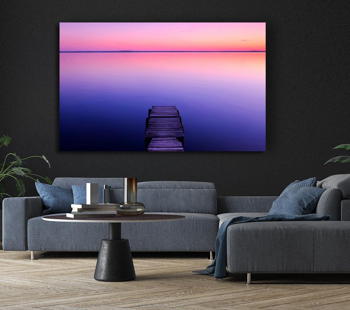 Stillness Of The Waters Canvas Wall Art