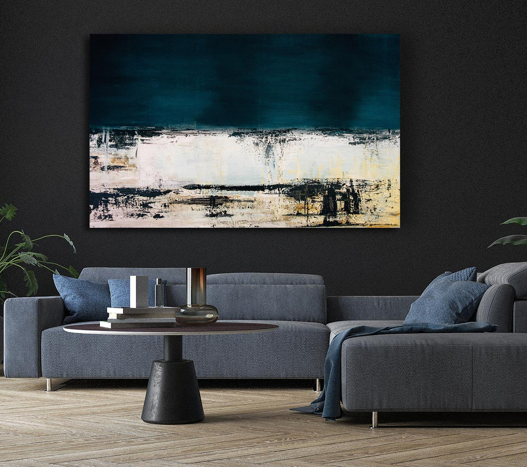 Two Town Distressed Canvas Wall Art