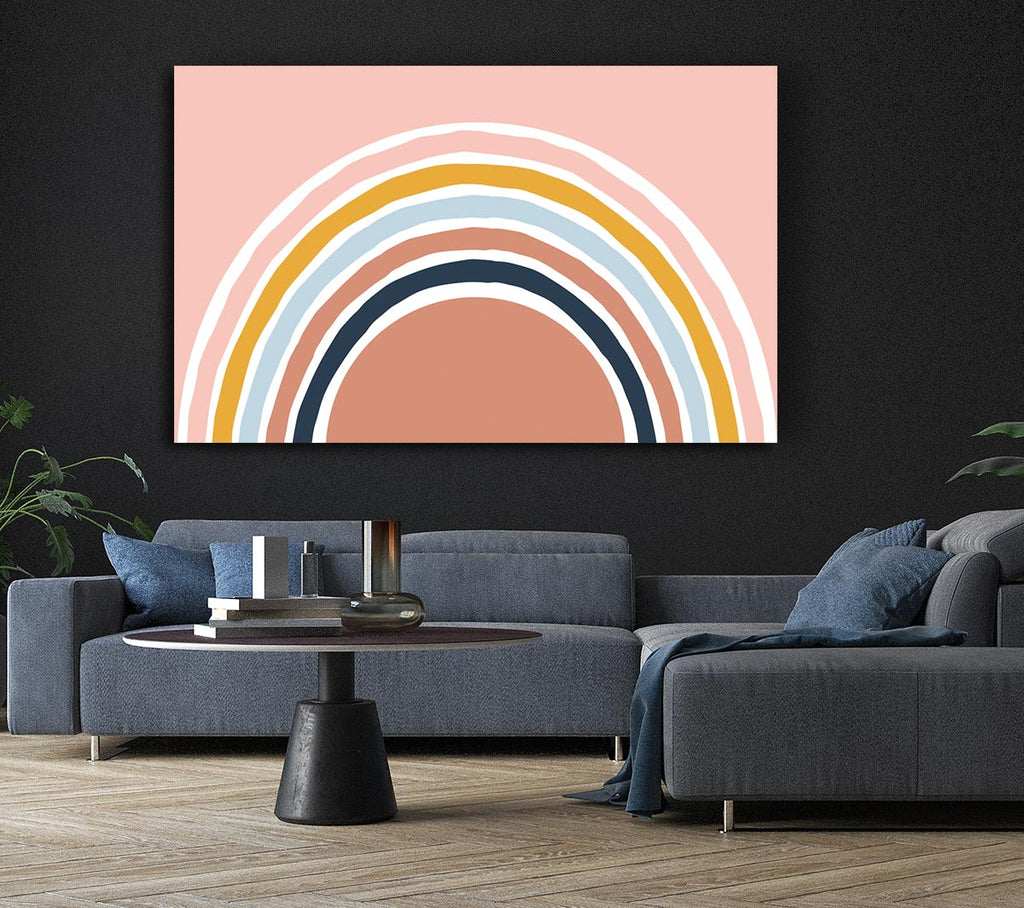 The Contemporary Rainbow Canvas Wall Art