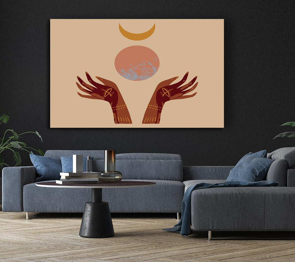 Planetary Allignment Canvas Wall Art