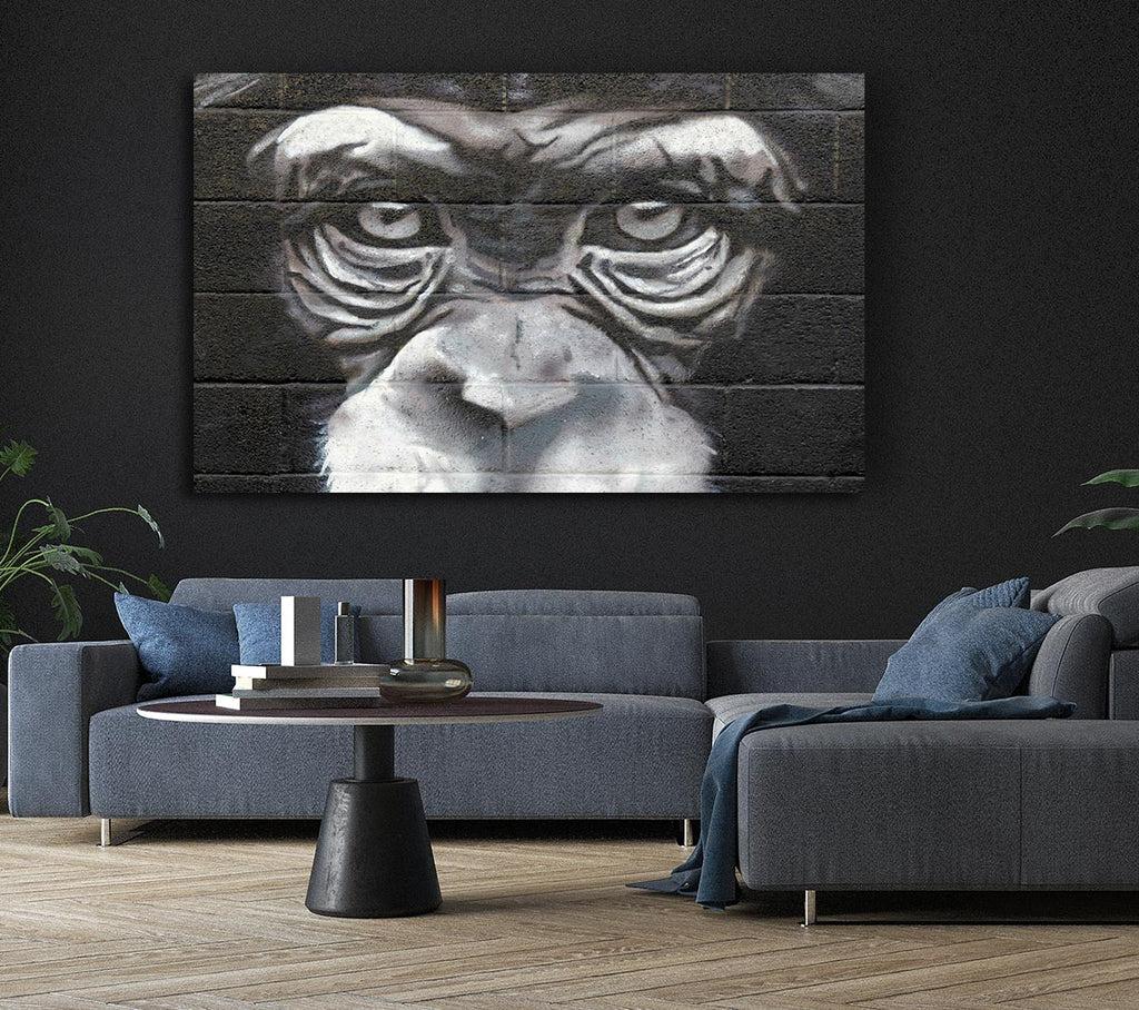 The Chimp Eyes Canvas Wall Art