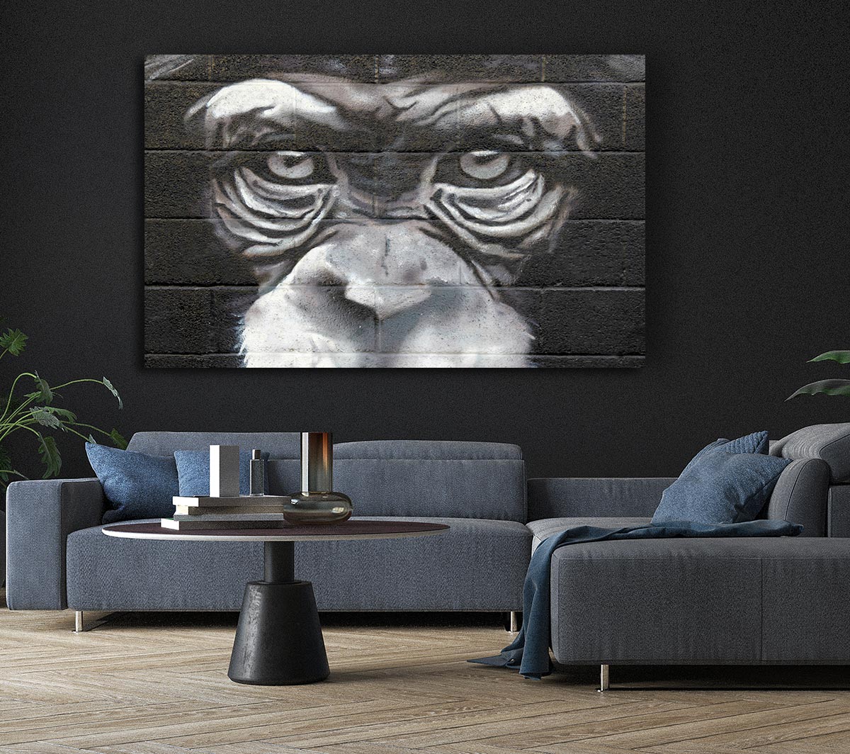 The Chimp Eyes Canvas Wall Art