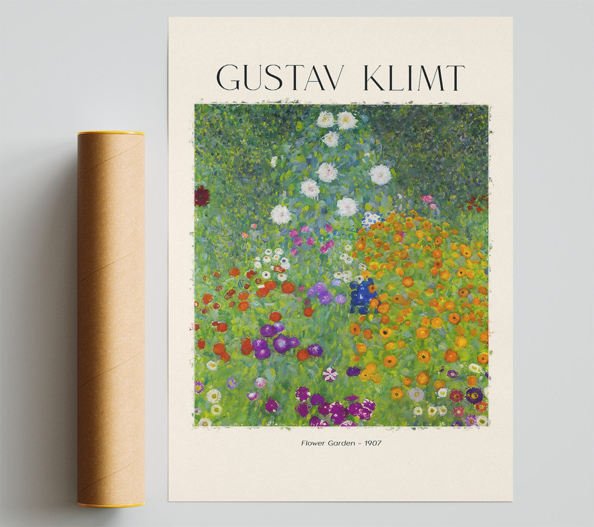 Flower Garden - 1907 By Gustav Klimt Giclee Print