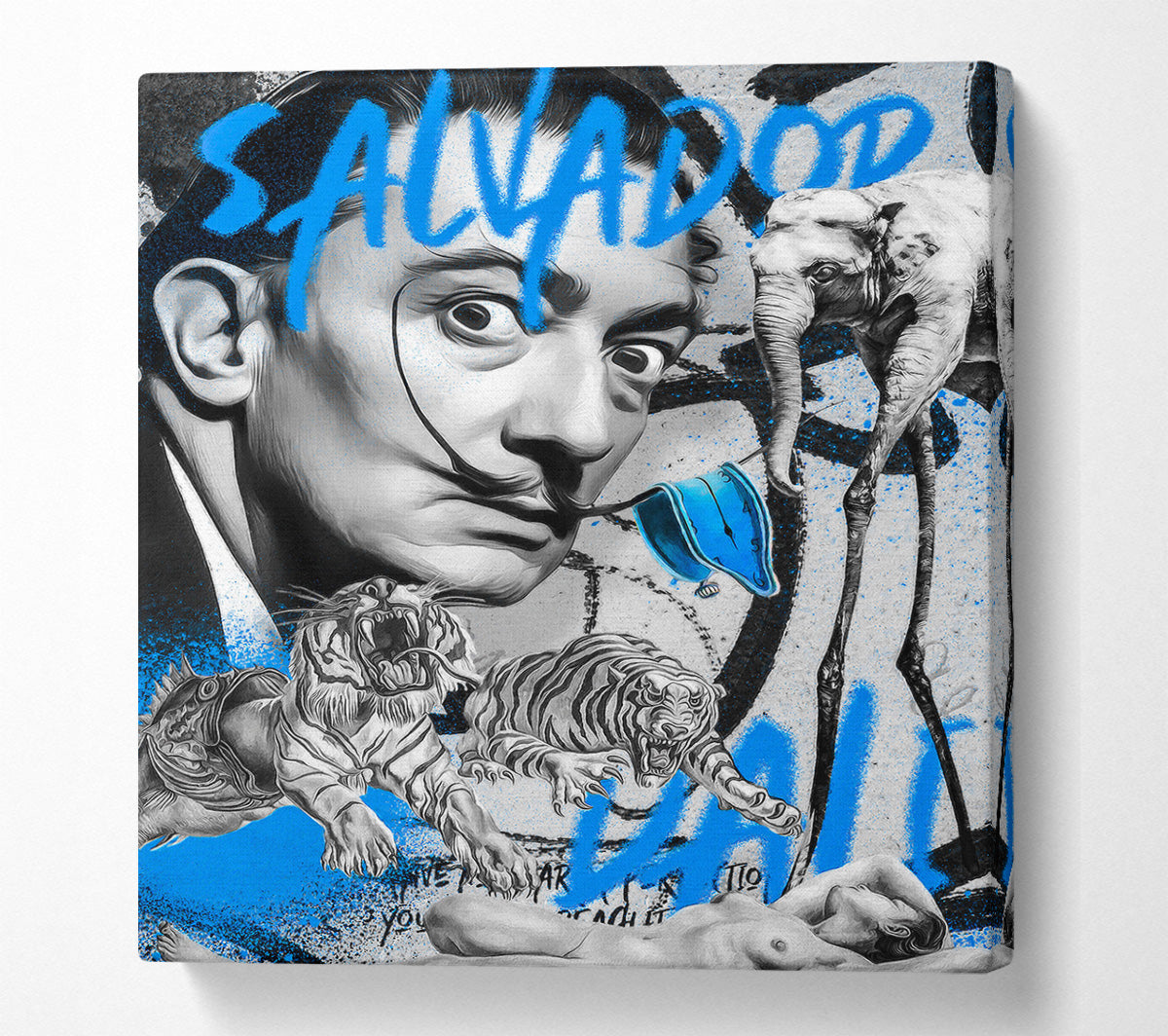 Salvator Dali Twisted Fate Canvas Wall Art