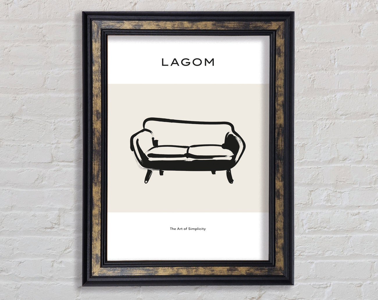 Simple Furniture Framed Print