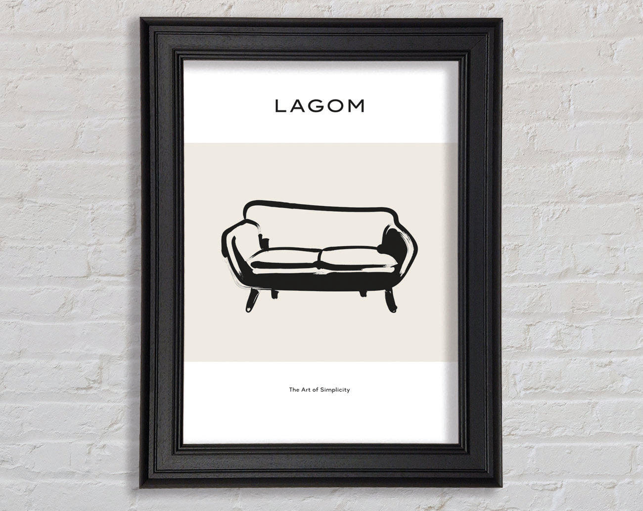 Simple Furniture Framed Print