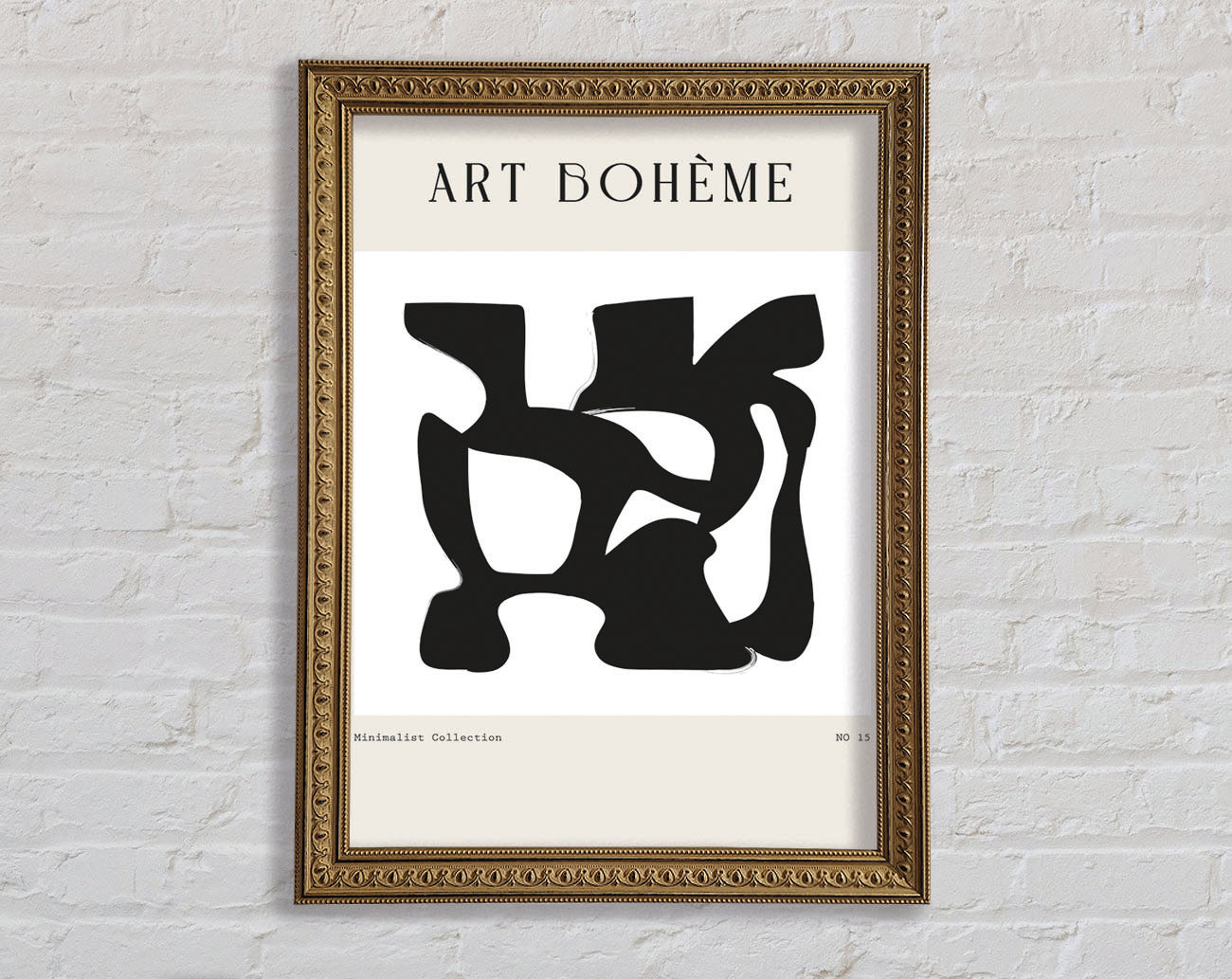 Abstract Structure Framed Print