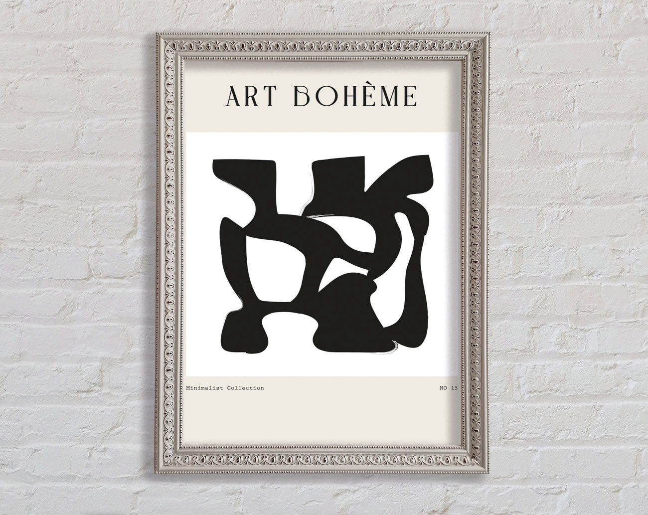 Abstract Structure Framed Print