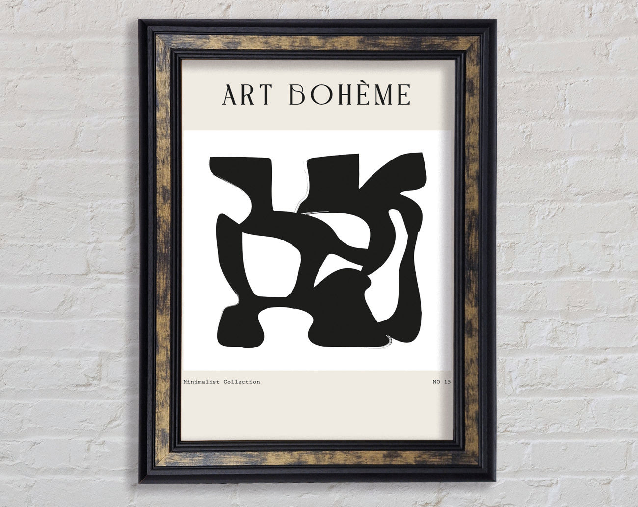Abstract Structure Framed Print