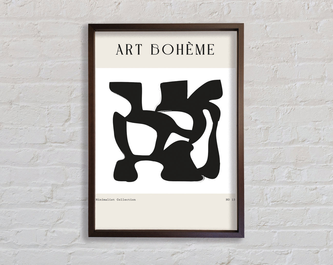 Abstract Structure Framed Print