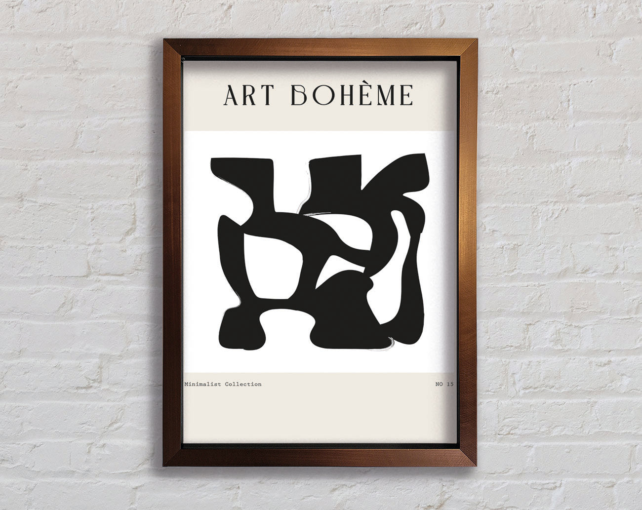 Abstract Structure Framed Print