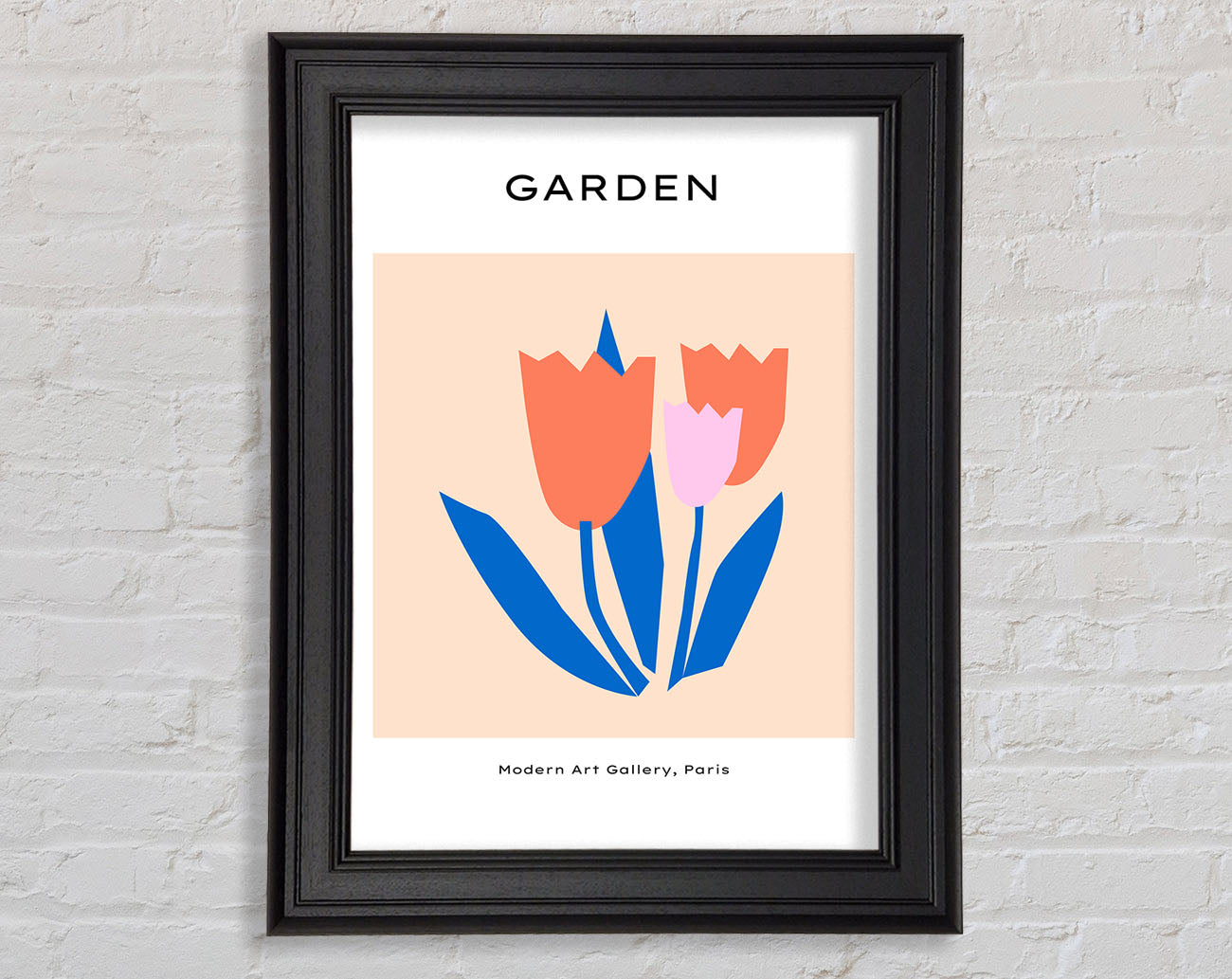 The Tulip Garden Framed Print