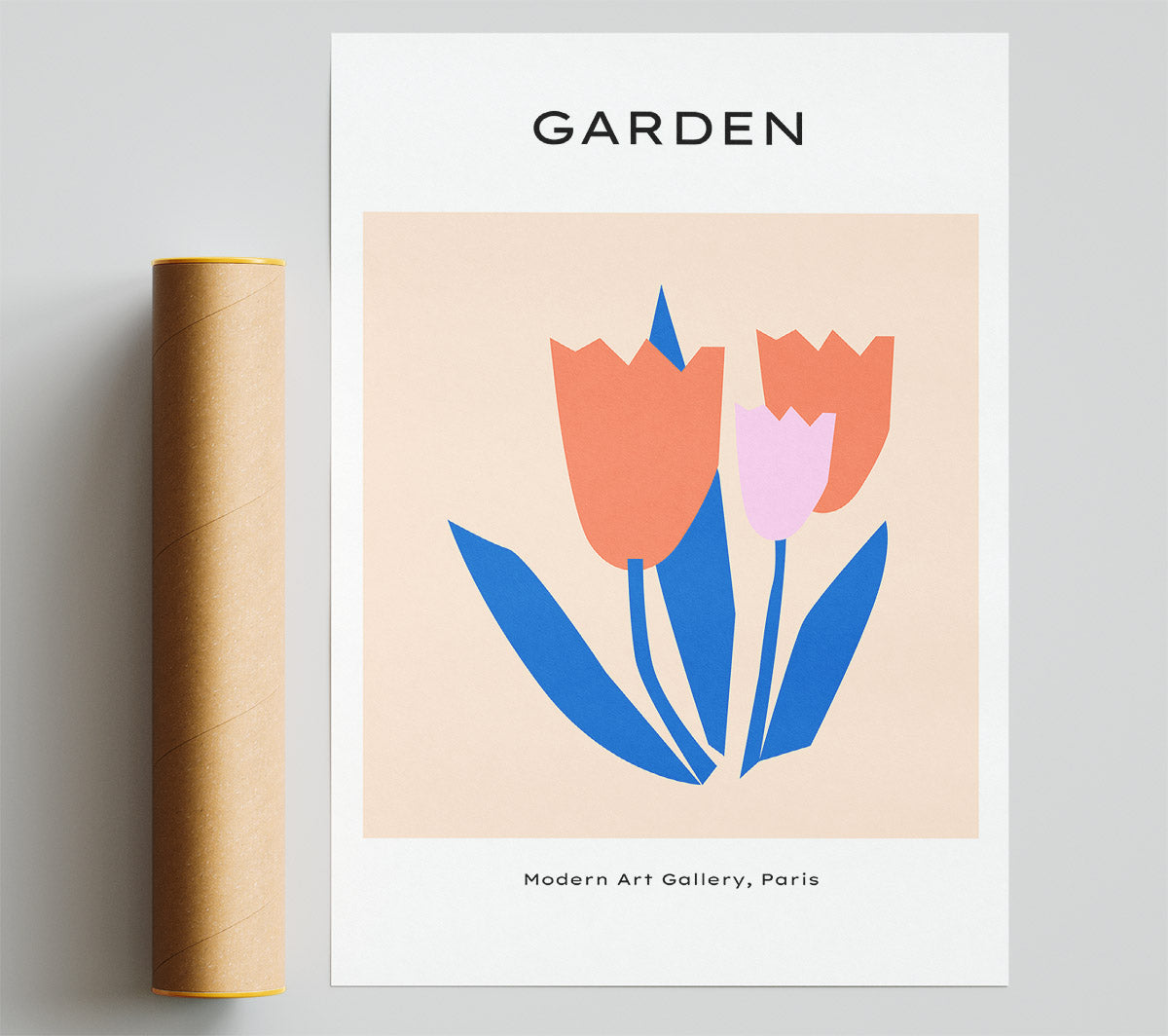 The Tulip Garden Poster