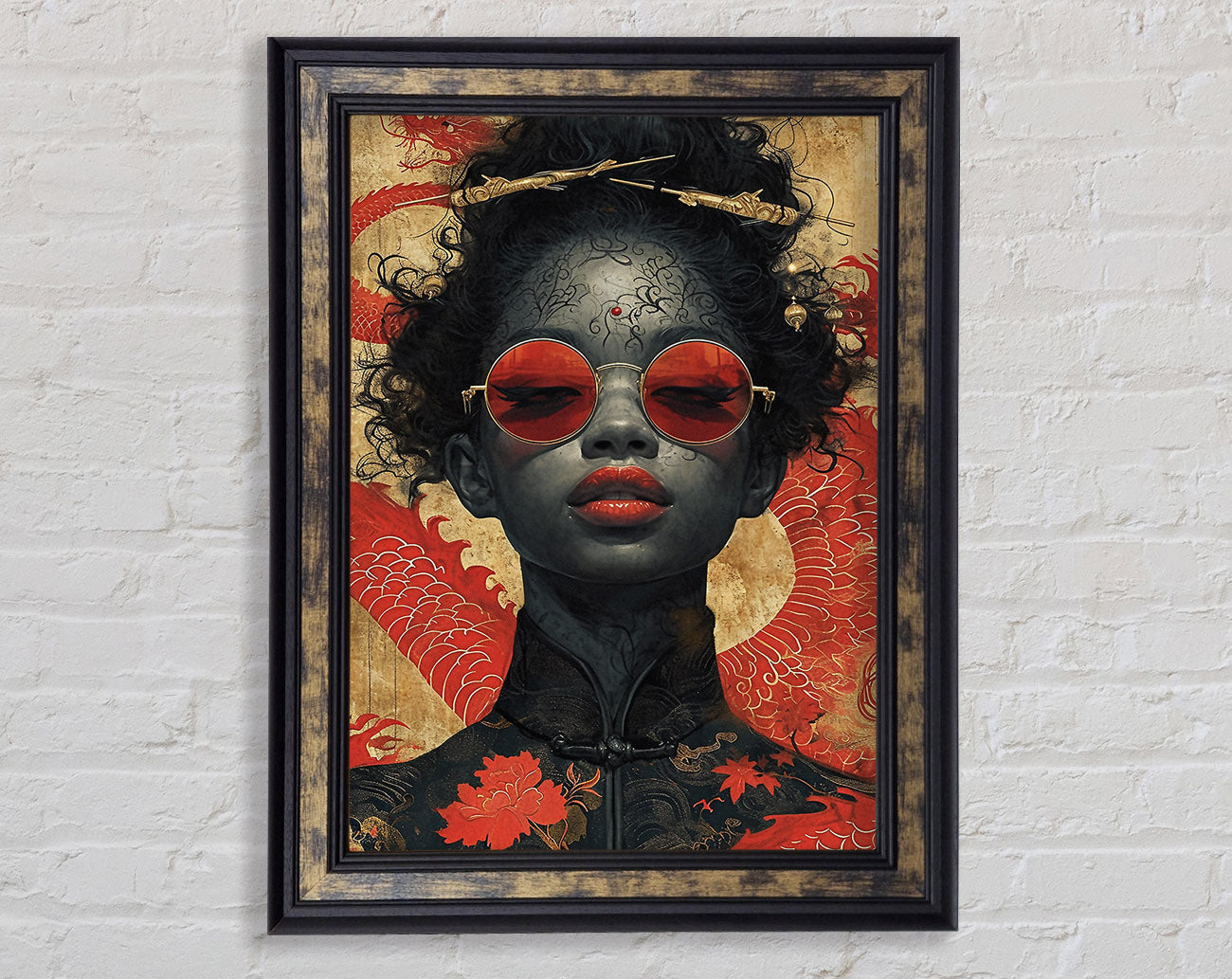 Dragon Empress Framed Print
