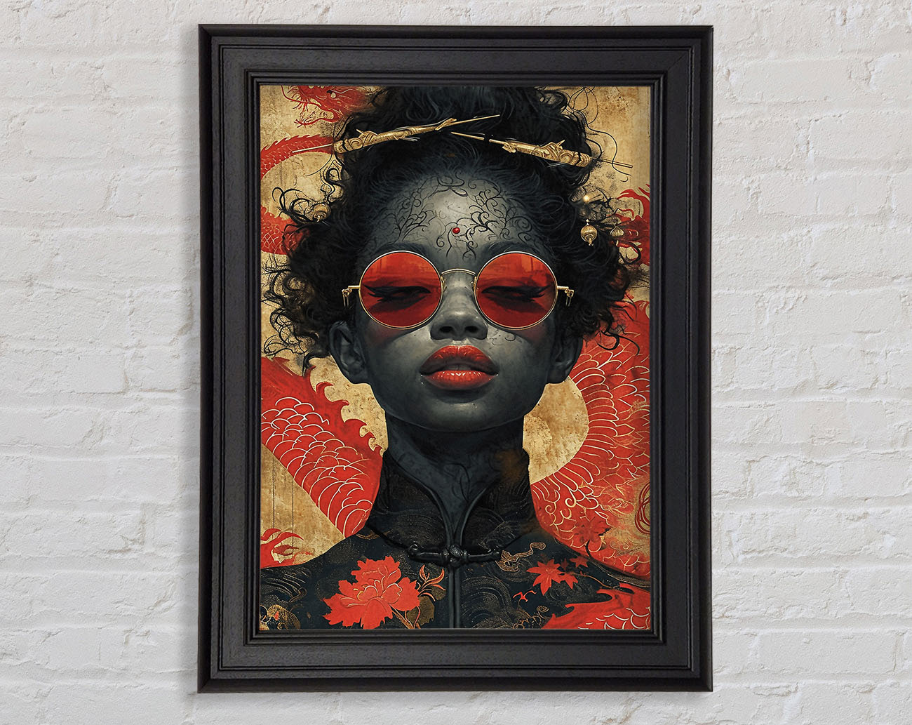 Dragon Empress Framed Print
